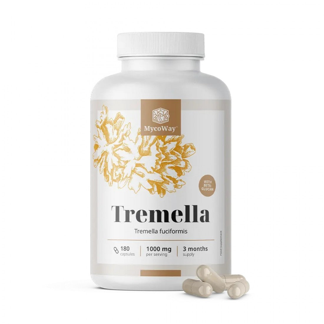 Tremella 1000 mg Εκχύλισμα MycoWay 180 caps